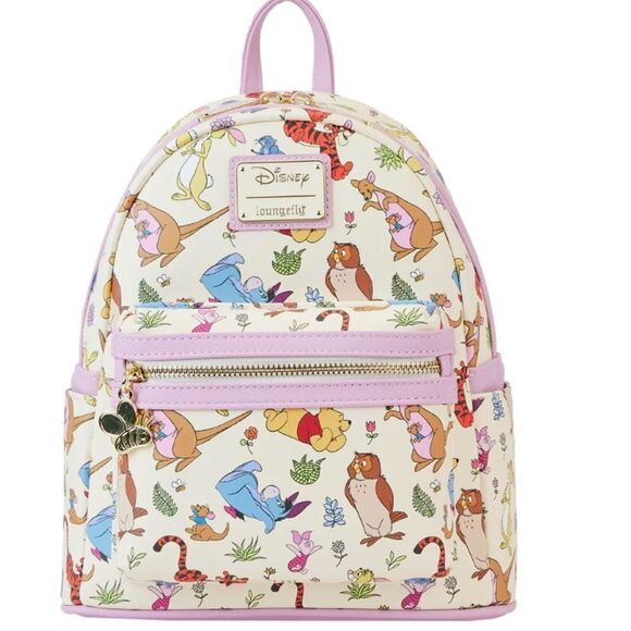 LOUNGEFLY X DISNEY WINNIE THE POOH & FRIENDS MINI BACKPACK EEYORE PIGLET… - Picture 1 of 5